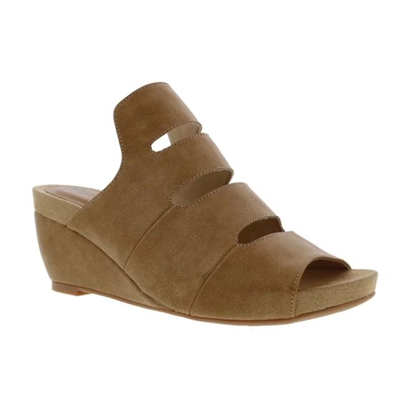 Bellini White Women Wedge Sandals In Natural Smooth