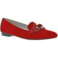 thumbnail image 1 of Bellini Womens Fabulous II Casual Flat 7 Red Microsuede, 1 of 7