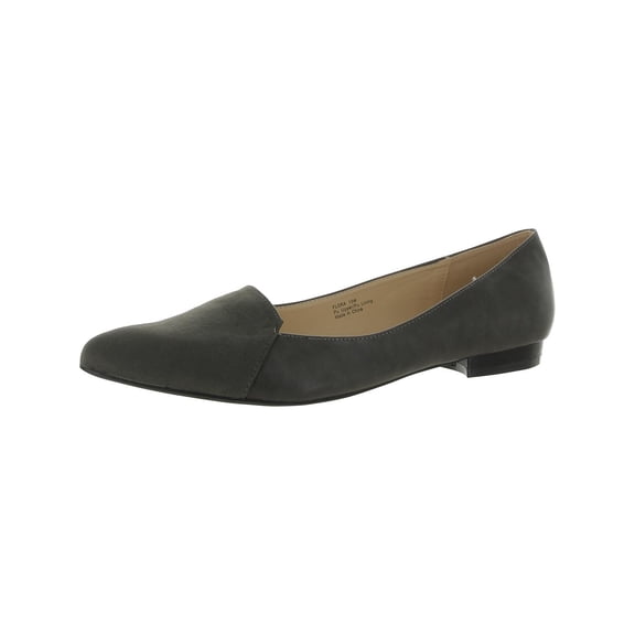 Bellini Womens Flora Faux Leather Pointed Toe Loafers