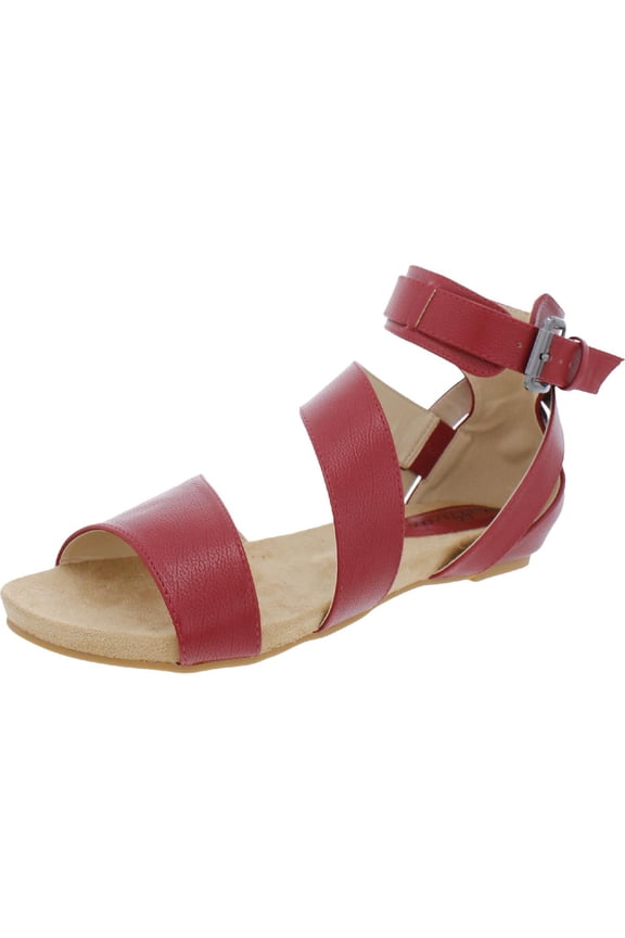 Womens Nambi Faux Leather Summer Gladiator Sandals