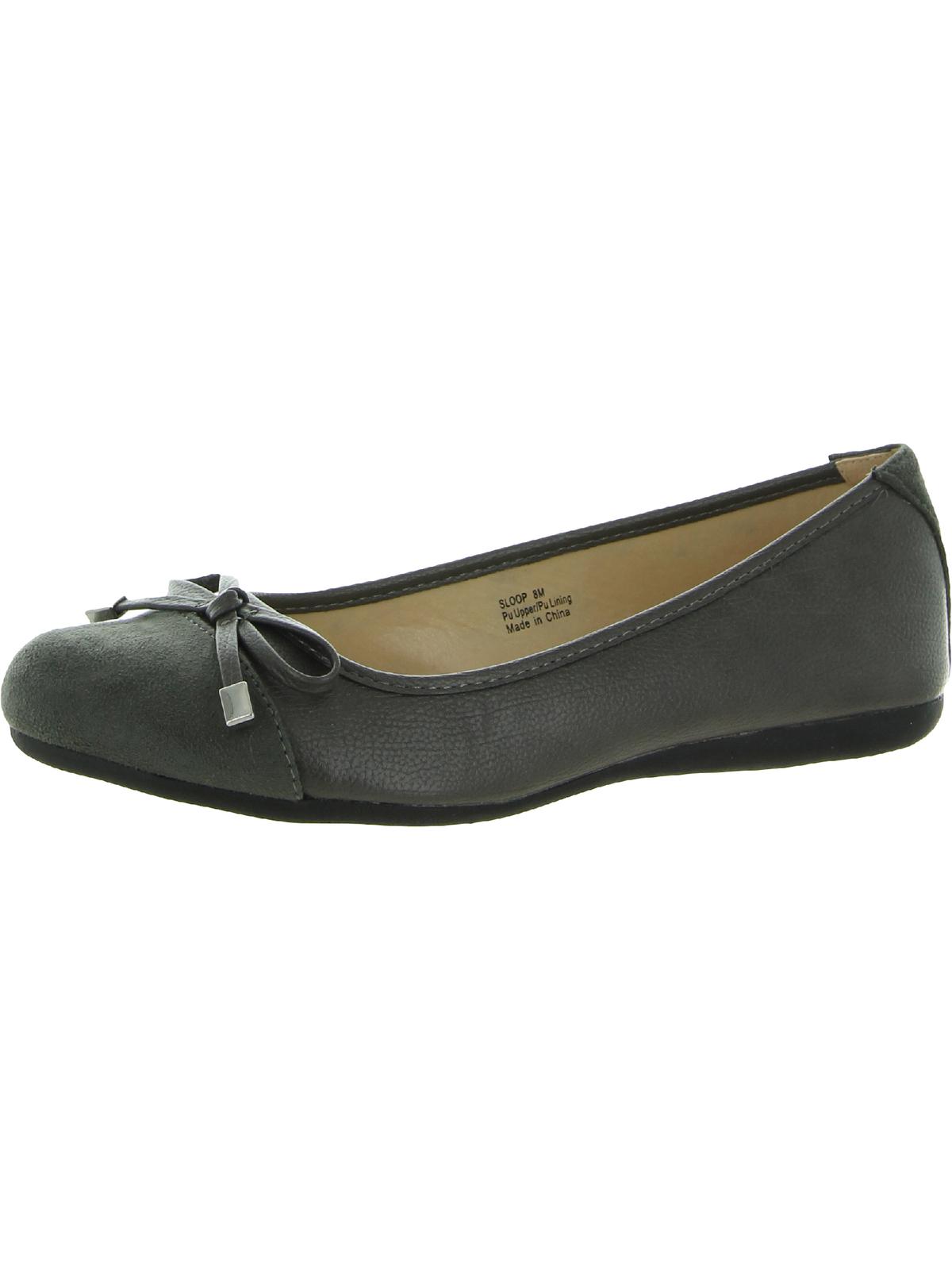 Bellini Womens Sloop Faux Leather Dressy Ballet Flats