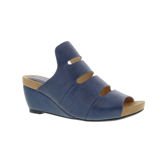 Bellini Womens Whit Faux Leather Peep-Toe Wedge Sandals