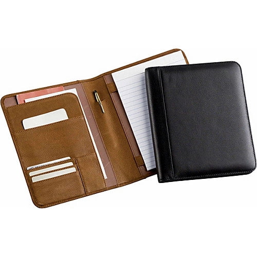 Bellino Business Junior Puebla Napa Leather Memo Padfolio Tan