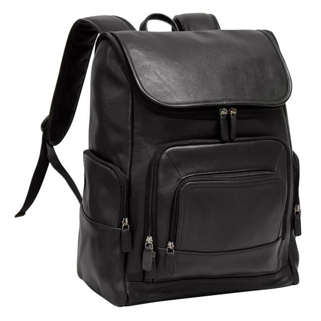 bellino leather laptop backpack - The Belluno - Shark Grey Calf Leather Outside features include a full Verona Leather Backpack