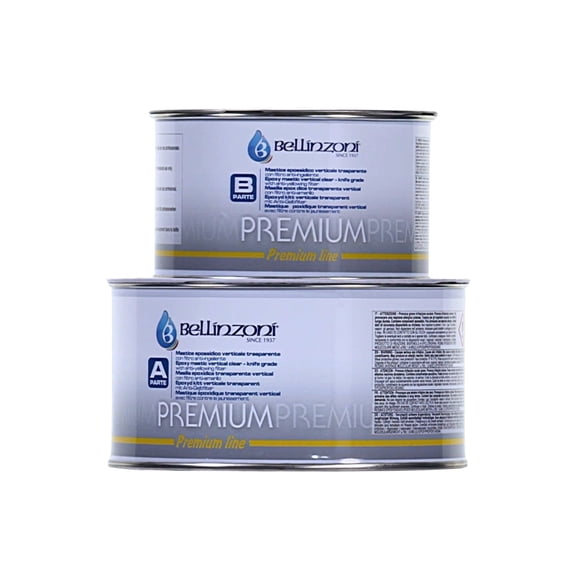 Bellinzoni Srl Bellinzoni Epox Premium Set (A and B) Epoxy Mastic for Gluing, Jointing and Filling