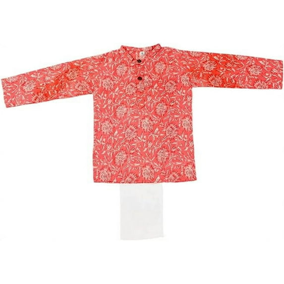 Bellisimo Fashion Boys Indian Floral Kurta Set