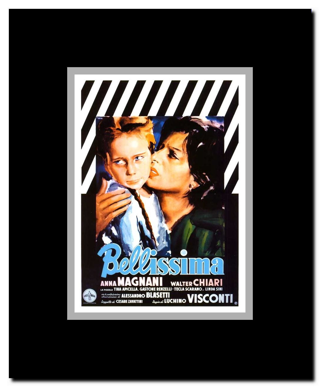 Bellissima Framed Movie Poster