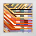 thumbnail image 1 of Bellissimo Art  20x20 White Modern Wood Framed Museum Art Print Titled - Zig Zag VI, 1 of 4