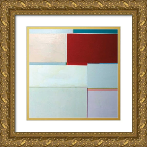 Bellissimo Art 26x26 Gold Ornate Wood Framed with Double Matting Museum Art Print Titled - Unloaded II