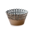 thumbnail image 1 of Restaurantware-Bellissimo 2.1 Inch Cupcake Wraps, 200 Lace Cupcake Liners - Cocoa Brown Paper Decorative Cupcake Wraps, 1 of 3
