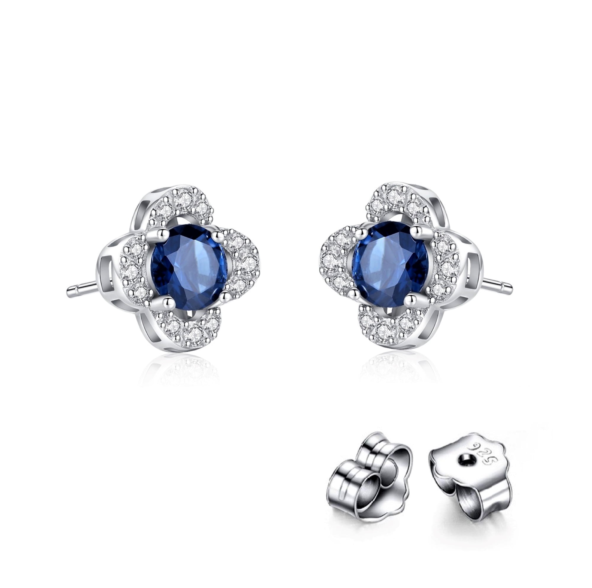 Bellitia Jewelry 925 Sterling Zilveren Hartvormige Asymmetrie Oorbellen