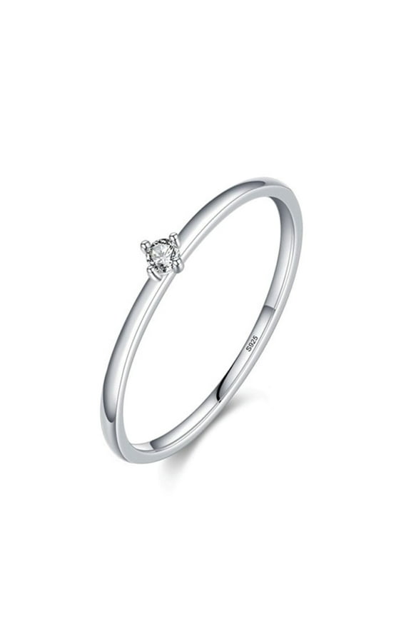 Round Brilliant Cut Solitaire Lab Created Diamond Moissanite Engagement Ring, 925 Sterling Silver/Gold Plated Solitaire Ring Promise Wedding Rings for Women