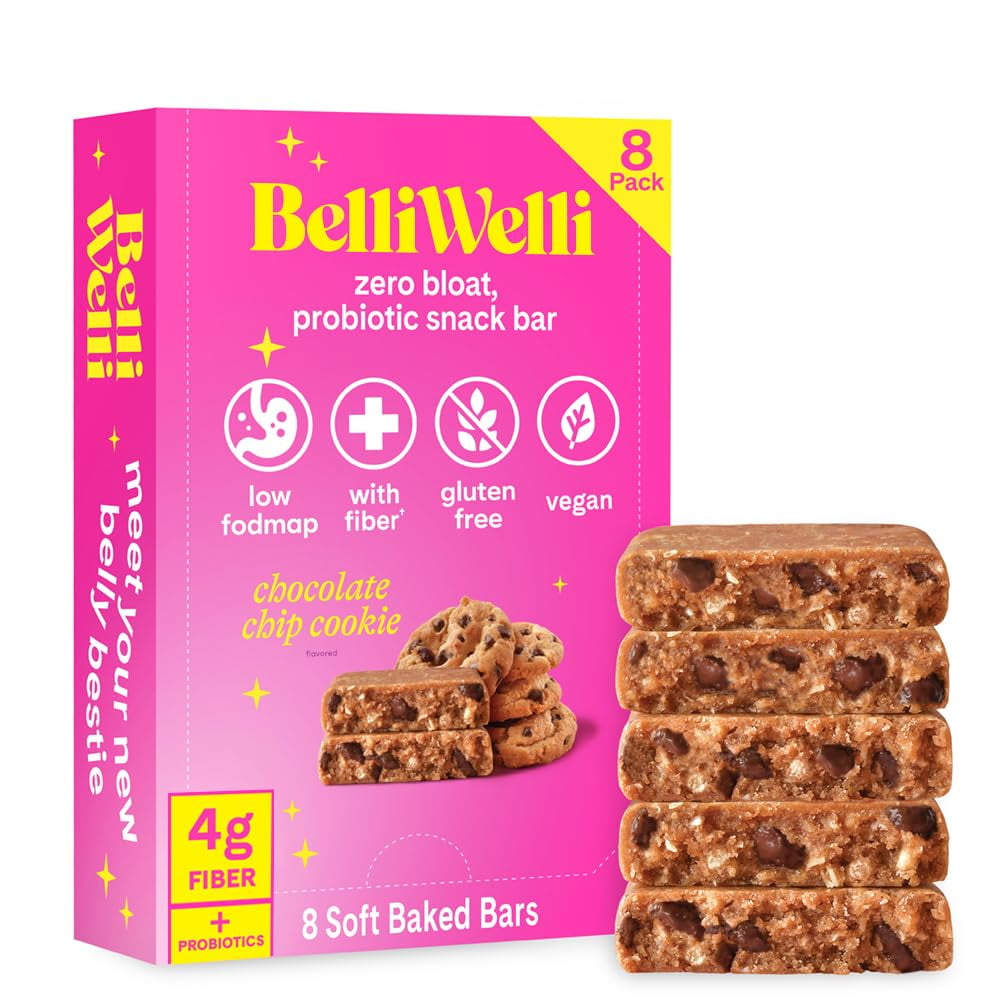 Belliwelli Soft Baked Probiotic Snack Bars GlutenFree, DairyFree