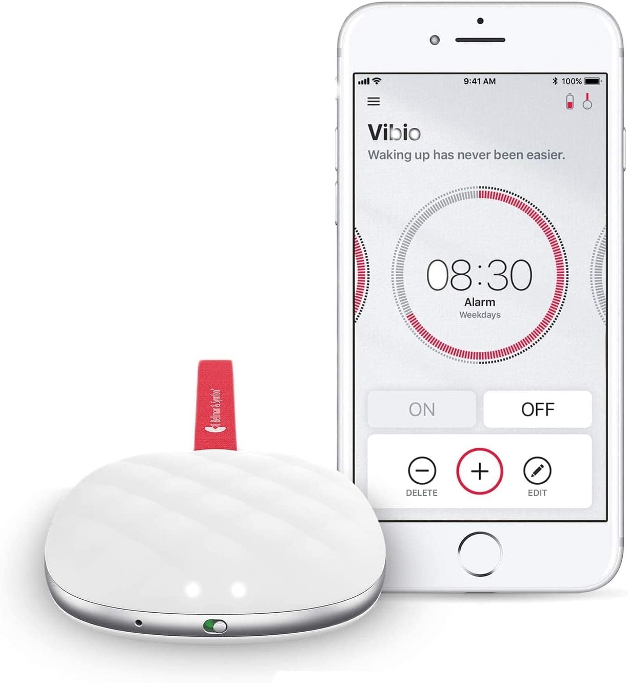 Bellman & Symfon Vibio Bluetooth Bedshaker Alarm with Custom App for
