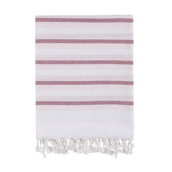 Bello Handwoven Turkish Beach Towel, Spring Rose, Quick Dry Highly Absorbent Sand-Free Versatile for Beach, Spa, Home, Peshtemal Towel (39 x 66.9 Inches)