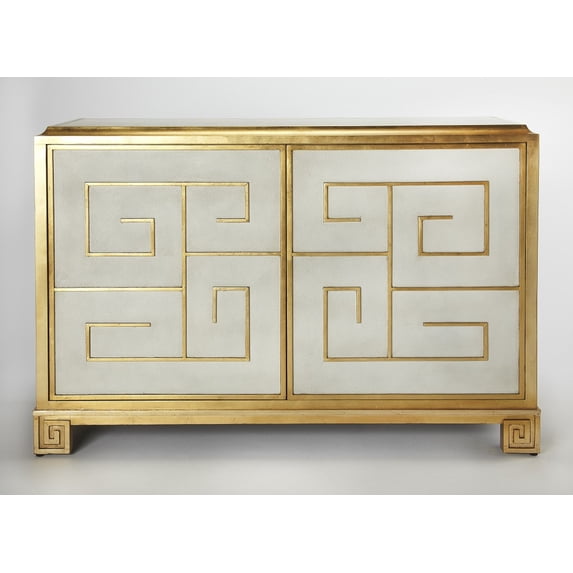 Bello Leather Console Cabinet