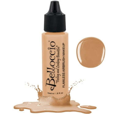 Belloccio BUFF Color Shade Belloccio Professional Airbrush Makeup Foundation, 1/2 oz.