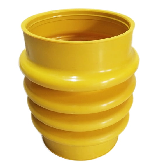 Bellows Boot 6.8" ID for Wacker Rammer Compactor, Polyurethane Protective Cover  Fits Wacker Neuson, Mikasa, Bomag Jumping Jack  Replacement Dust Cover for Tamper  Yellow