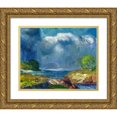 thumbnail image 1 of Bellows, George 18x15 Gold Ornate Wood Framed with Double Matting Museum Art Print Titled - The Coming Storm, 1 of 4