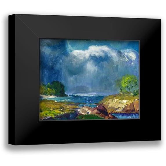 Bellows, George 24x20 Black Modern Framed Museum Art Print Titled - The Coming Storm