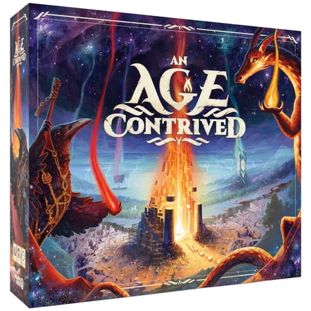 Bellows Intent: An Age Contrived - Competitive Board Game of Engine Building & Fantasy Gods, Area Majority Game, Euro-Game, Ages 12+, 1-5 Players