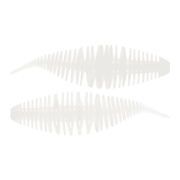 Bellows Shad White 3.8"