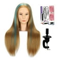 thumbnail image 1 of Bellrino 28" Cosmetology Mannequin Manikin Training Head with Synthetic Fiber - Cathy with Gift Set, 1 of 4