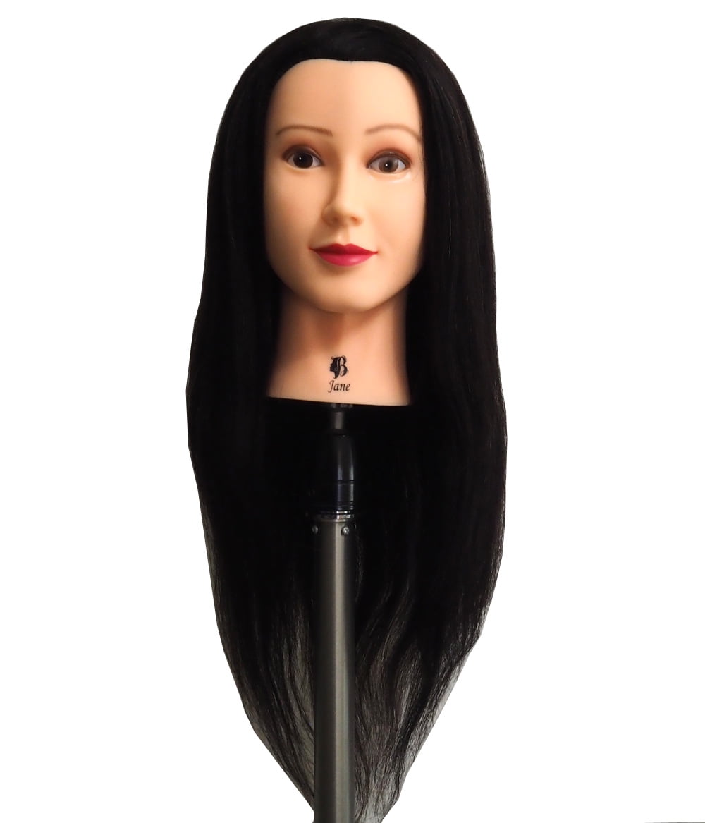 Bellrino 30 " Cosmetology Mannequin Manikin Training Head with Human Hair -Jane