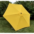 thumbnail image 1 of Bellrino Decor 6 Rib Yellow Umbrella Canopy, Fade Resistant, 1 of 3