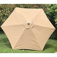 thumbnail image 1 of Bellrino Decor 7ft 6-Rib Strong and Thick Replacement Umbrella Canopy, 1 of 2