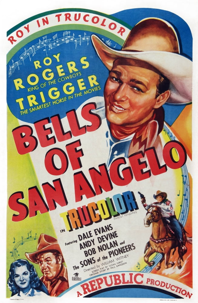 Bells Of San Angelo Canvas Art - (24 x 36)