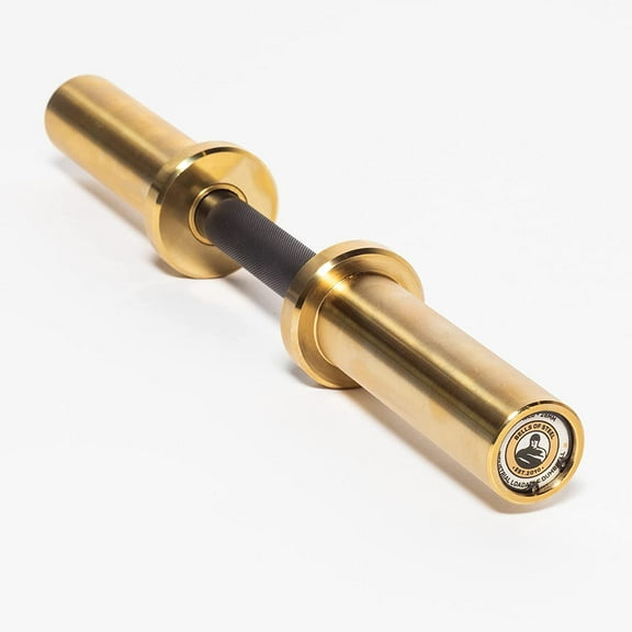 Bells of Steel Loadable Olympic Dumbbell Handle, Weight Plates Handle - Superior Finish Olympic Sleeves, Knurled Dumbbell Grips - 28 mm Diameter Dumbbell Bar, 200 lb Weight Capacity
