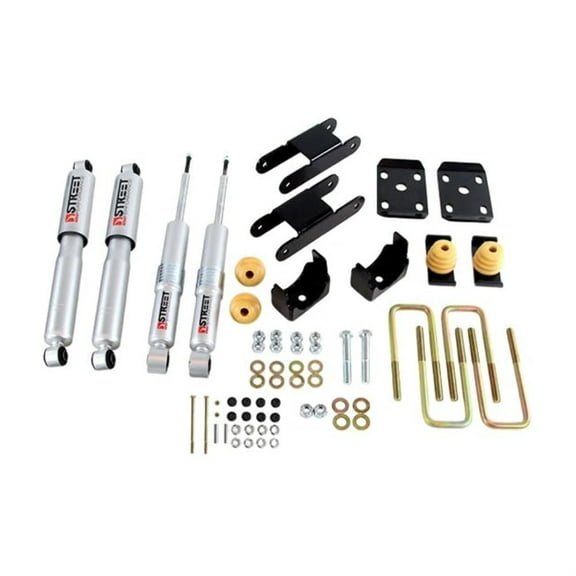 Belltech LOWERING KIT 18-20 Chevy Colorado/Canyon All Cab/SB -0-3in F / -4in R w/ Street Perf Shocks