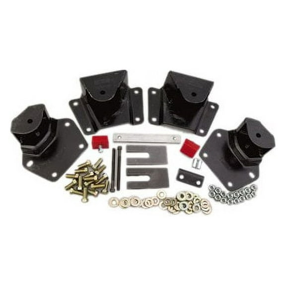 Belltech 6574 Leaf Spring Hanger Kit - (4" Rear Drop) Fits select: 2003 DODGE DAKOTA SXT, 2001 DODGE DAKOTA QUAD