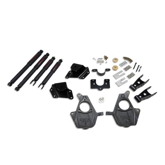 Belltech 660Nd Lowering Kits Front And Rear Complete Kit W/ Nitro Drop 2 Shocks Fits select: 1999-2000 CHEVROLET SILVERADO C1500, 2001 CHEVROLET SILVERADO K1500