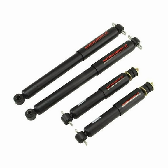 Belltech 9116 Nitro Drop 2 Shock Set (Lowered) Fits select: 1982-2003 CHEVROLET S TRUCK S10, 1991-2003 GMC SONOMA
