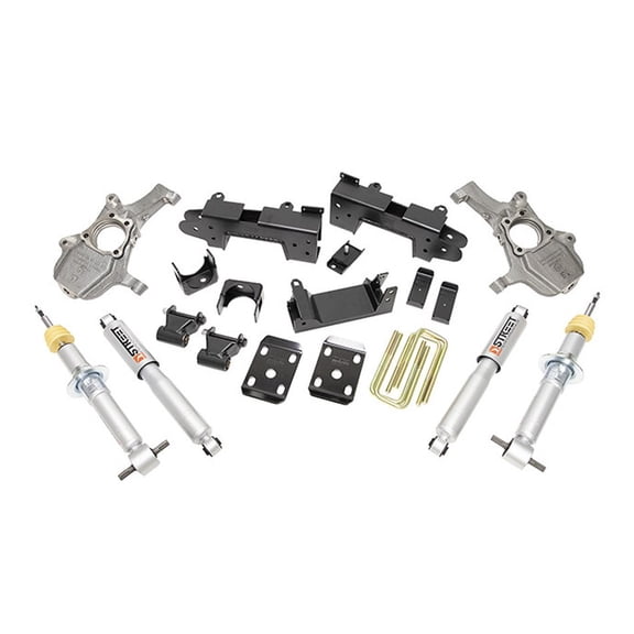 Belltech Front And Rear Complete Kit W/ Street Performance Shocks Fits select: 2019-2020 CHEVROLET SILVERADO C1500 LT, 2021 CHEVROLET SILVERADO K1500 LT