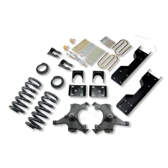 Belltech LOWERING KIT W/O SHOCKS Fits select: 1992-1998 CHEVROLET GMT-400 C1500, 1992-1998 GMC SIERRA C1500