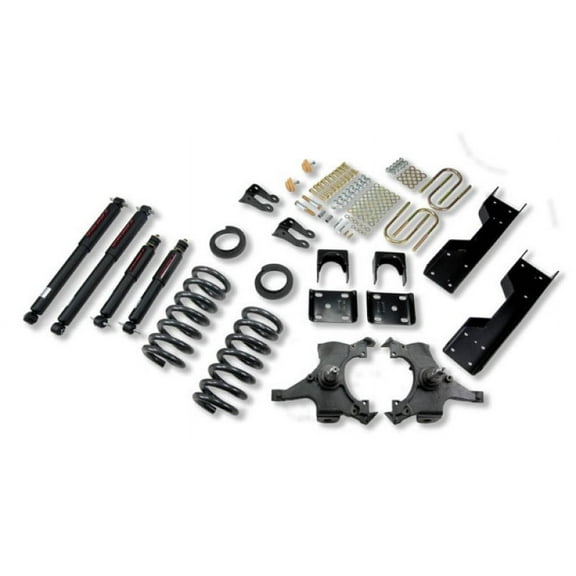 Belltech LOWERING KIT WITH ND2 SHOCKS Fits select: 1992-1998 CHEVROLET GMT-400 C1500, 1992-1998 GMC SIERRA C1500