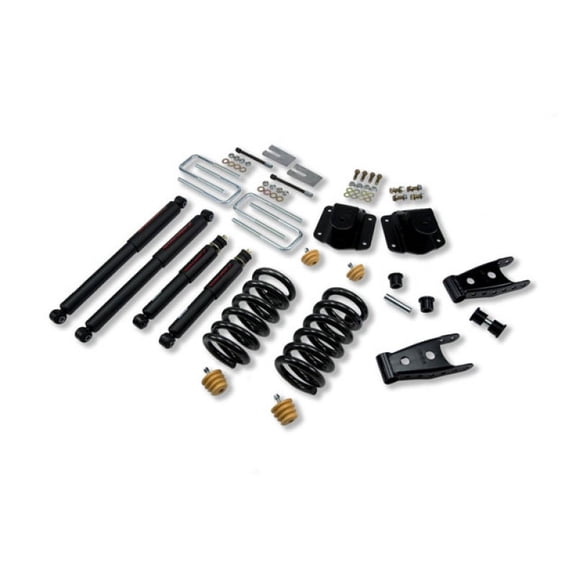 Belltech LOWERING KIT WITH ND2 SHOCKS Fits select: 1994-2002 DODGE RAM 2500, 1994-2002 DODGE RAM 3500