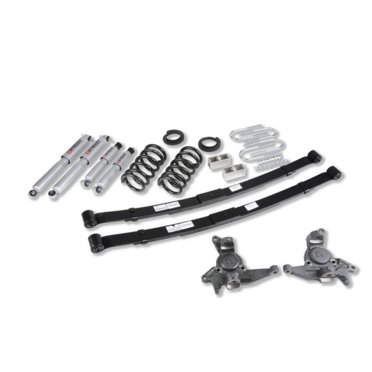 Belltech 3-Inch Rear Lowering Springs For Chevy Trailblazer & GMC Envoy (2002-2009) – Pair, Lifetime Warranty