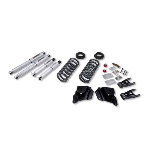Belltech LOWERING KIT WITH SP SHOCKS Fits select: 2000 CHEVROLET SILVERADO C1500, 2003-2006 CHEVROLET SILVERADO K1500