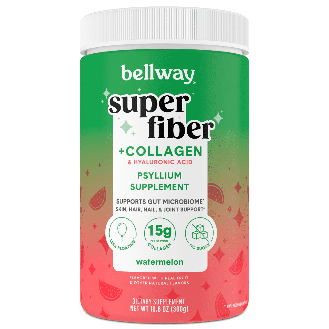 Bellway - Super Fiber + Collagen Powder Watermelon - 10.6 Ounces