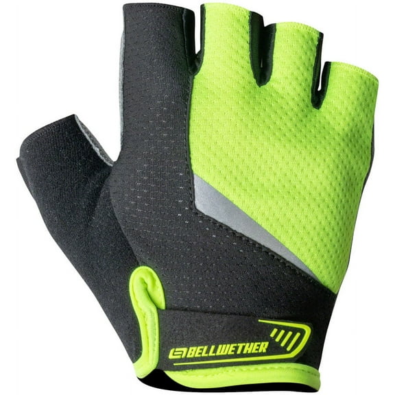 Bellwether Ergo Gel Gloves - Hi-Vis, Short Finger, Men's, Large