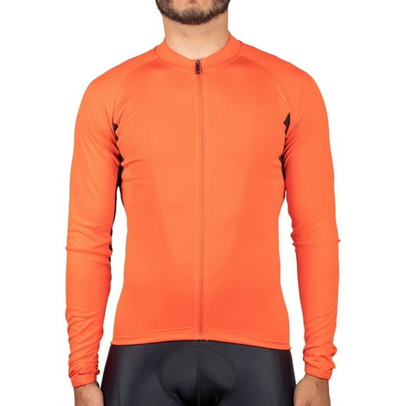 Bellwether Sol-Air UPF Long Sleeve Jersey - Orange, Men's, Large