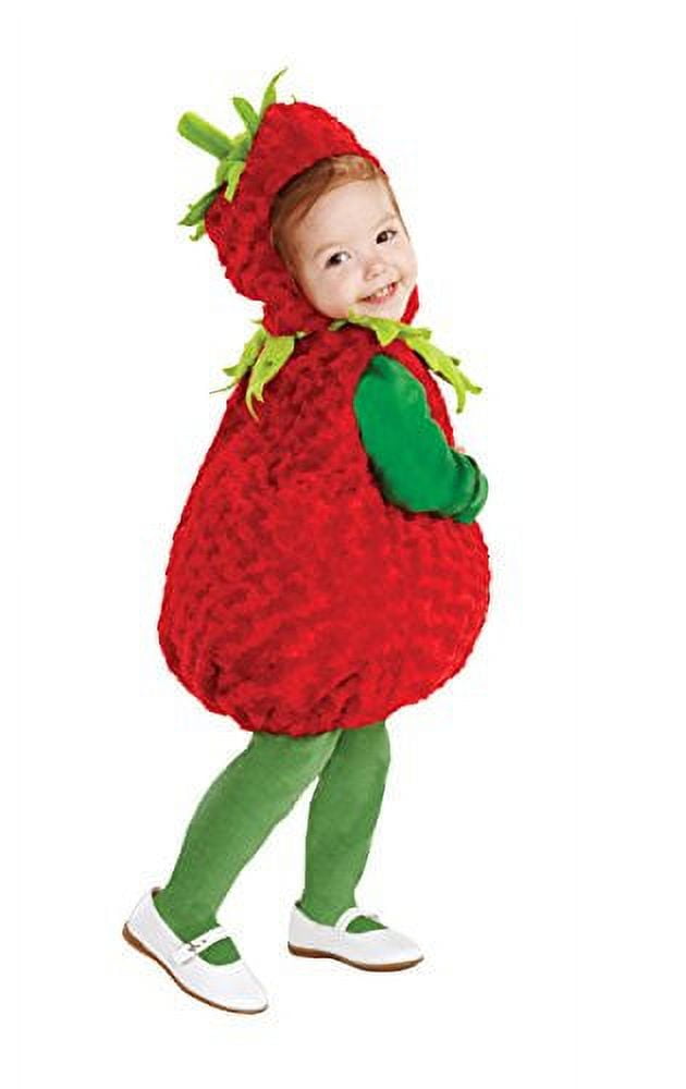 Belly Babies Strawberry Costume Child Toddler Medium 18 24