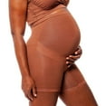 thumbnail image 1 of Belly Bandit - Thighs Disguise Maternity Support Shorts � Discreet Pregnancy Shapewear Smooths Tummy, Tush and Thighs � Anti-Chafing Pregnancy Shorts - Gentle Belly Support, Cocoa, Large, 1 of 5
