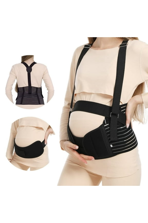 Belly Bands For Pregnant Women - Maternity Belt Pregnancy Support - Breathable Abdominal Binder,Back Support,Multiple Sizes And Colors For All Stages Of Pregnancy & Postpartum