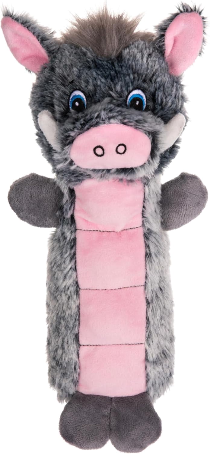 Belly Busters Plush Dog Toy - Ruff Guard Technology - External Squeaker Mat and Dual Squeaker - Squeaky Dog Toys Suitable for All Breeds - Interactive Shape for Play and Cuddling