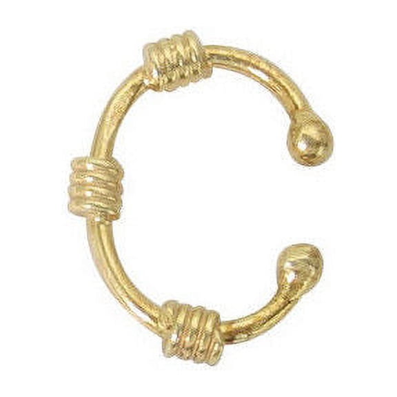Belly Button Clip Gold Plated Non-Piercing